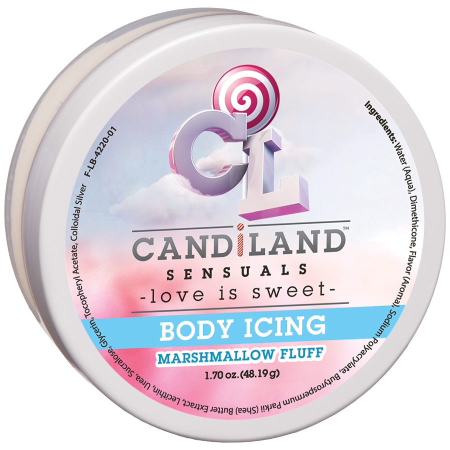 CandiLand Sensuals sladká poleva na tělo s příchutí marshmallow