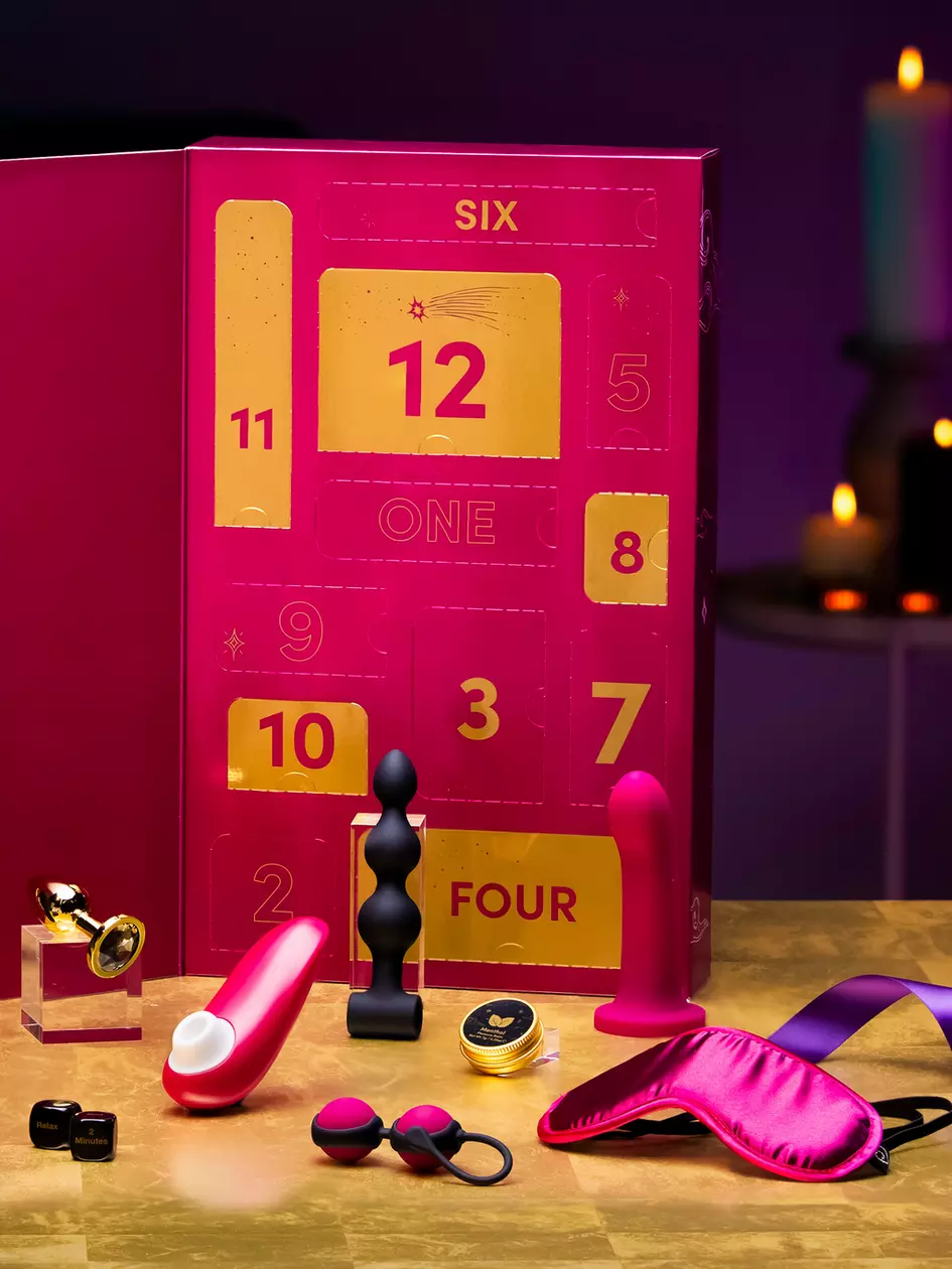 Lovehoney X Womanizer 12 Days of Play Adventní kalendář s erotickými hračkami pro ženy