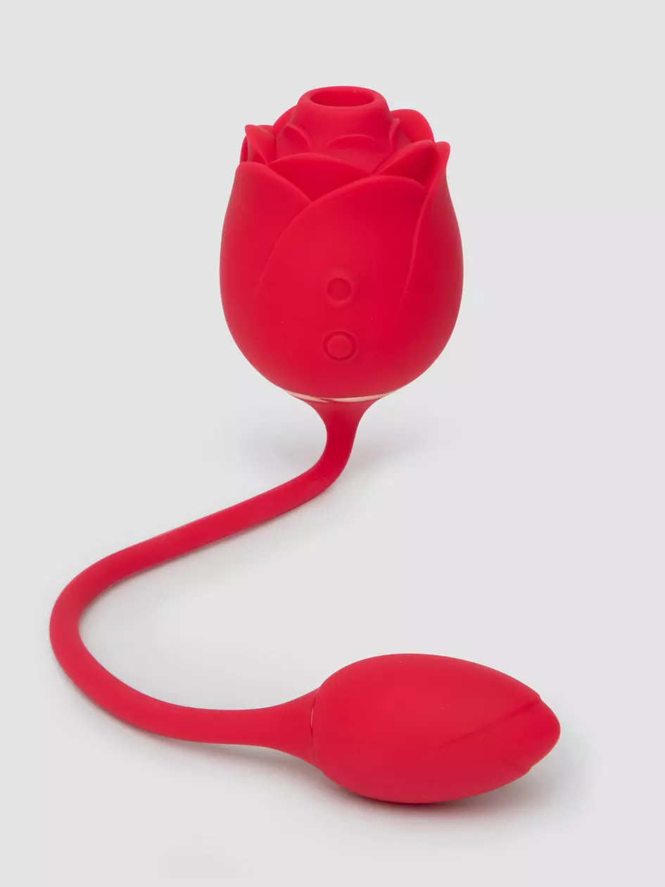 Lovehoney Rose Glow 2v1 sací stimulátor klitorisu a vnitřní stimulátor