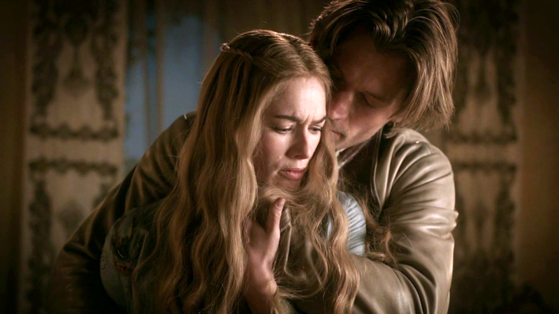 Jaime a Cersei Lannister jako vášniví milenci