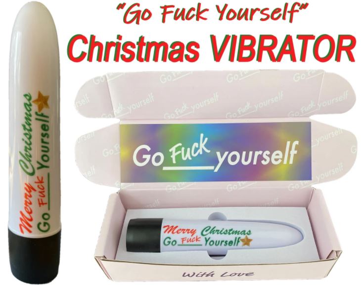 Tento vibrátor je skvělým dárkem pro lidi, kteří umí anglicky a mají smysl pro humor