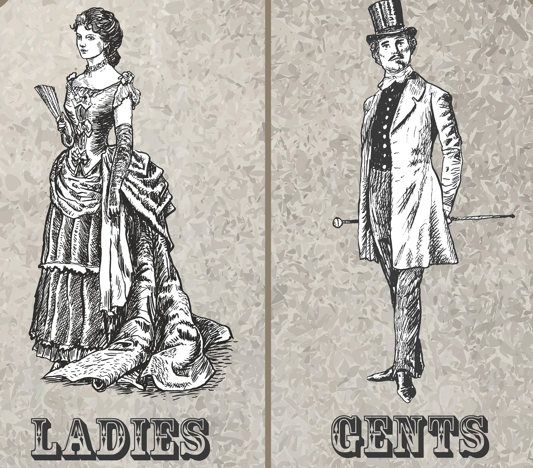 Takto vypadali muži a ženy ve viktoriánské době